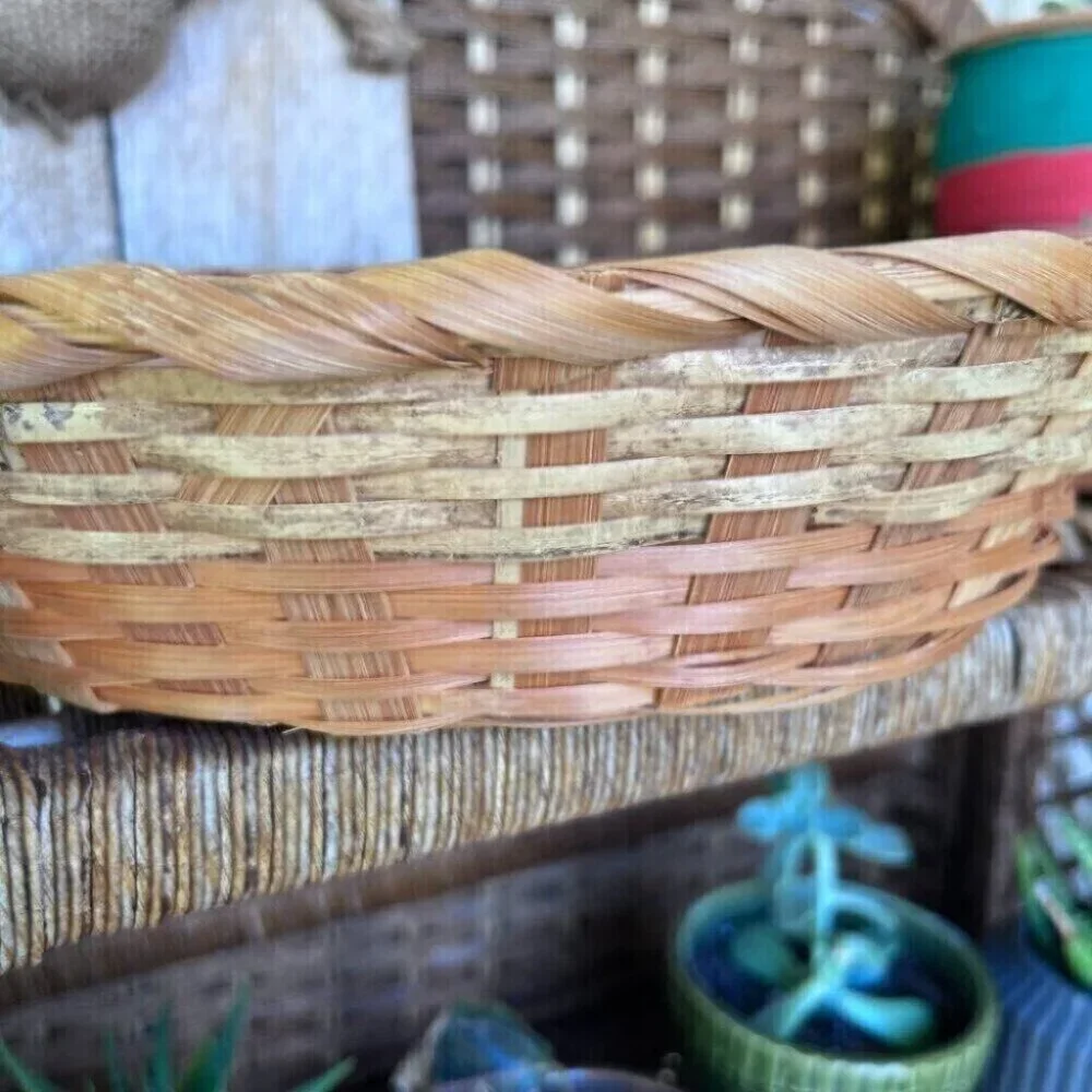 Two Vintage Oval Baskets